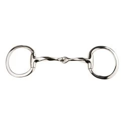 Korsteel JP Stainless Steel Slow Twist Eggbutt Snaffle Bit