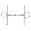 Korsteel Stainless Steel Full Cheek Snaffle Bit 1 Korsteel Stainless Steel Full Cheek Snaffle Bit -Equestrian Supplies WB144537