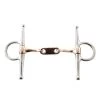 Korsteel Stainless Steel Copper Mouth Dr Bristol Full Cheek Bit 2 Korsteel Stainless Steel Copper Mouth Dr Bristol Full Cheek Bit -Equestrian Supplies WB144912