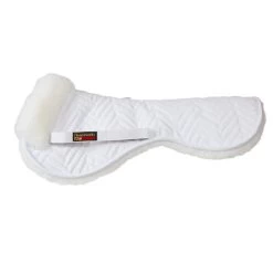 Fleeceworks Sheepskin Classic Half Pad With Plain Edge -Equestrian Supplies WH6CRG 2