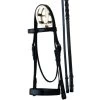 Bobby's English Tack Heavy Flat Hunt Bridle -Equestrian Supplies bobbysheavyflathuntbridle