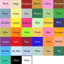 PRI Double Padded Dressage Pad -Equestrian Supplies color swatches web 1