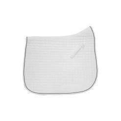 PRI Quilted Equu-Felt Filled Dressage Pad -Equestrian Supplies dressage white black