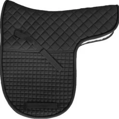 PRI Double Back Cotton Quilted Contour Dressage Pad -Equestrian Supplies hd55039bk 1