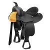 Wintec Junior Western All Rounder Saddle 1 Wintec Junior Western All Rounder Saddle -Equestrian Supplies jr western all rounder black