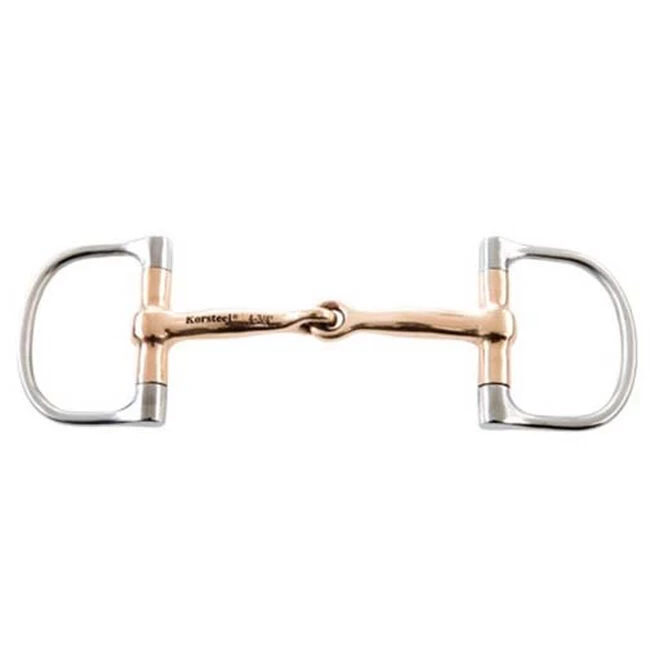 Korsteel Copper Mouth Dee Snaffle Bit 3 Korsteel Copper Mouth Dee Snaffle Bit