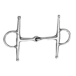 Korsteel Eggbutt Full Cheek Snaffle Bit