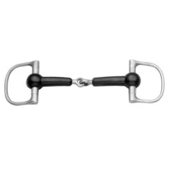 Korsteel Rubber Mouth Dee Snaffle Bit