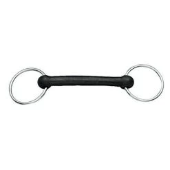 Korsteel Solid Rubber Mouth Loose Ring Snaffle Bit