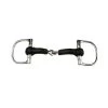 Korsteel JP Rubber Dee Ring Snaffle Bit -Equestrian Supplies kw70440