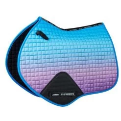 WeatherBeeta Prime Ombre Jump Saddle Pad -Equestrian Supplies lagoon