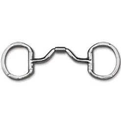 Myler Eggbutt Snaffle Bit With Hooks MB 33 Mouth